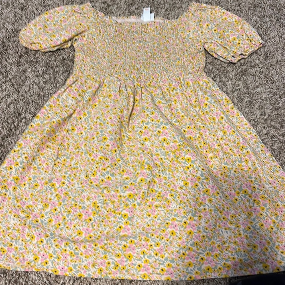 Yellow flower dress